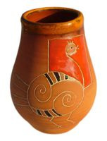 Calabaza Santa Zdobiona AVESTRUZ