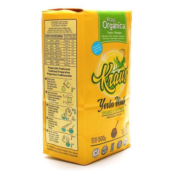 Kraus Organica Sin Humo Yerba Mate
