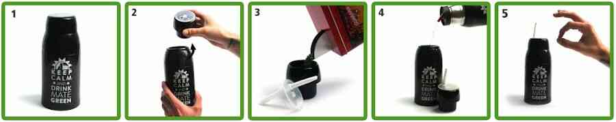 Jak używać yerbomos do picia yerba mate Yerba mate przygotowane w yerbamosie