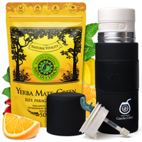 Energetyczny zestaw yerba mate: YerbomoX Gaucho Cebar + Mate Green Menta Limon 500g