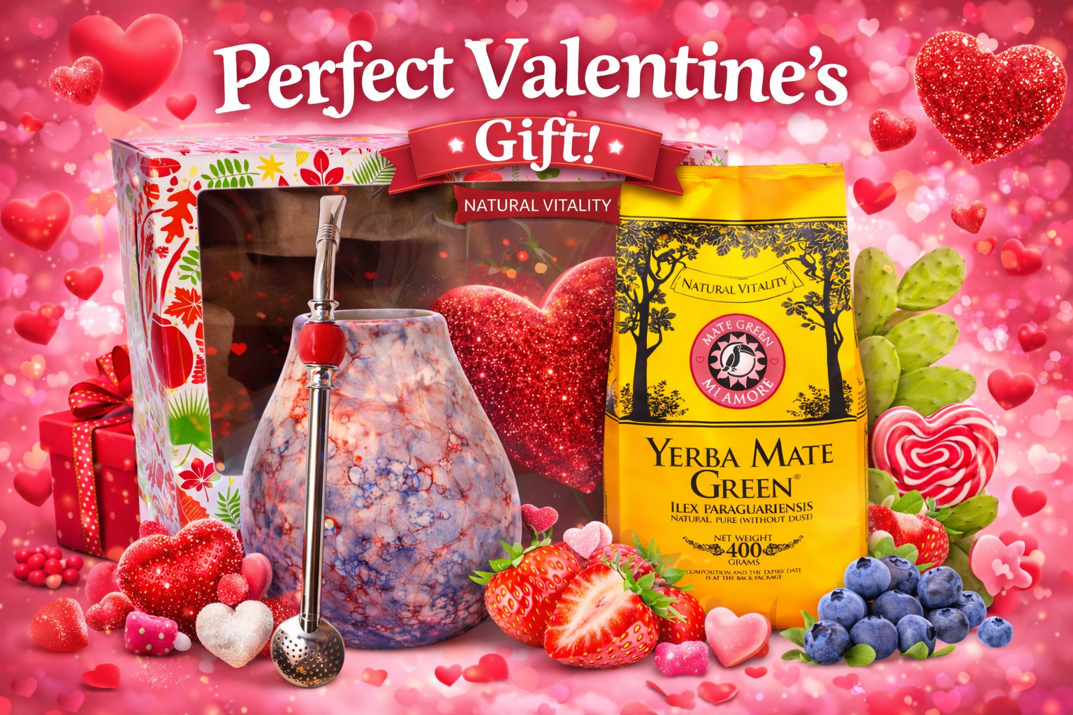 Zestaw Walentynkowy Yerba Mate dla Niej Premium Prezent Mi Amore unnamed