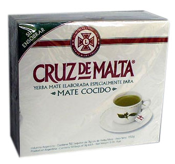 Yerba mate CRUZ DE MALTA SASZETKI