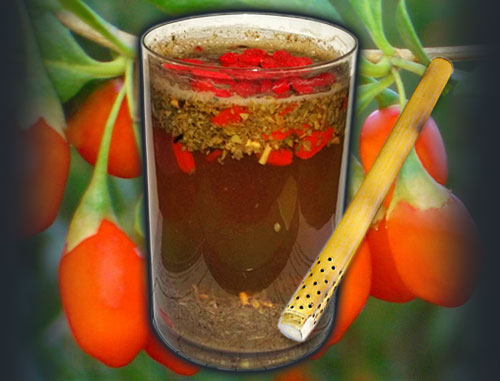 Jagody Goji z Yerba Mate