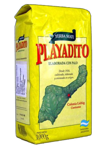 Yerba mate PLAYADITO ELABORADA