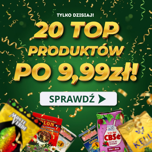 20 TOP yerba mate po 9,99zł!