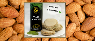 Makaroniki z Matematcha Mate Green prawdziwe niebo w gębie