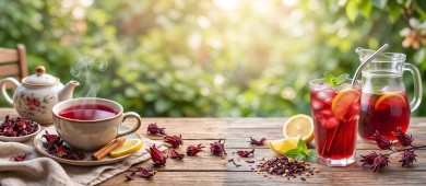 Herbata z hibiskusa – jak pić hibiskus na ciepło i na zimno latem?