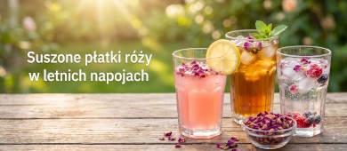 Suszone płatki róży w letnich napojach – 5 sprawdzonych pomysłów