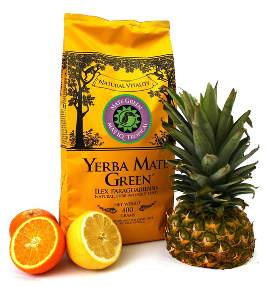 Yerba Mate Green MAS IQ Tropical 6x400g