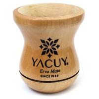 WYPRZEDAŻ-Naczynie do Yerba mate Chimarrao Yacuy Cuia De Madeira Imbuia 200-220 ml - natural- DELIKATNE PRZEBARWIENIA/PĘKNIĘCIA/RYSY