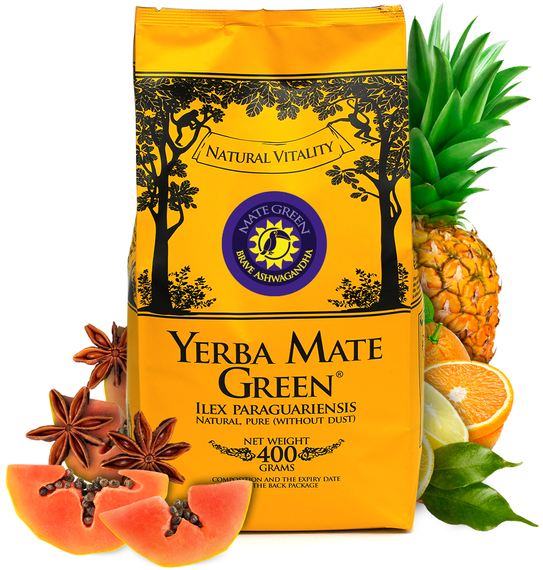 Yerba Mate Green Brave Ashwagandha 6x400g