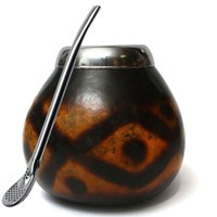 ZESTAW DO YERBA MATE BOMBILLA I NATURALNA TYKWA