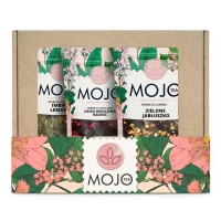 Zestaw MOJO TEA 3x50  - dzika owocowa radośc, zielone jabłuszko, imbir lemon