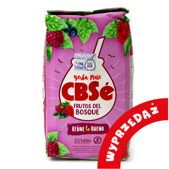 WYPRZEDAŻ CBSe Frutos Del Bosque Yerba Mate 500g - uszkodzone opakowanie