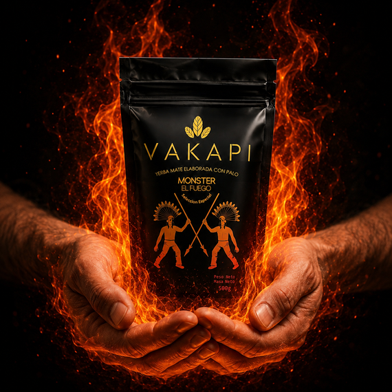 Yerba Mate Vakapi Monster El Fuego 500g Seleccion Especial MOCNA