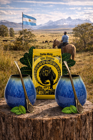 Zestaw dla dwojga Yerba Mate z matero Miętówkami