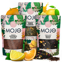 Zestaw zimowych herbat liściastych Mojo Tea 3x 50g