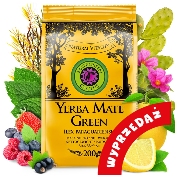 Yerba Mate Green Cactus 200 g - uszkodzone opakowanie