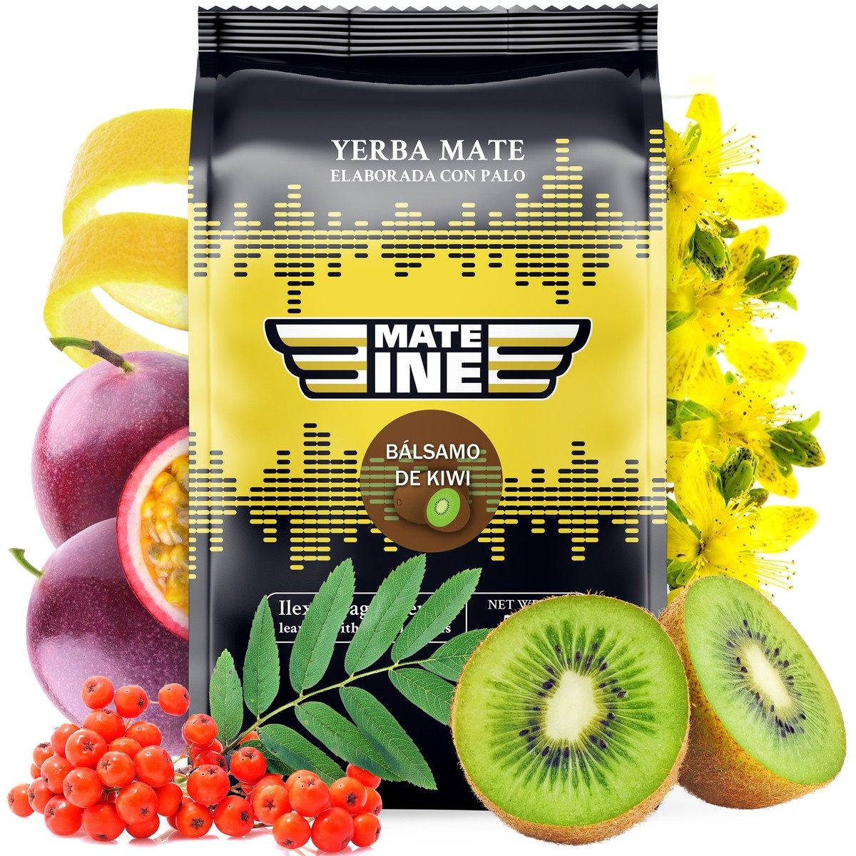 Yerba Mate Mateine Balsamo de Kiwi Dziurawiec, 0.05 kg