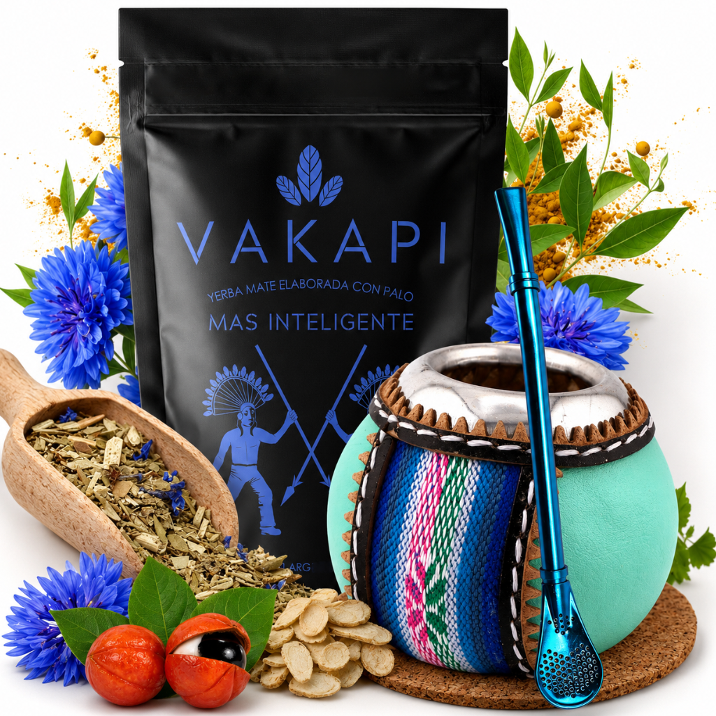 Yerba Mate Vakapi Mas Inteligente 500g Tykwa Capybara Bombilla Zestaw, 0.67 kg