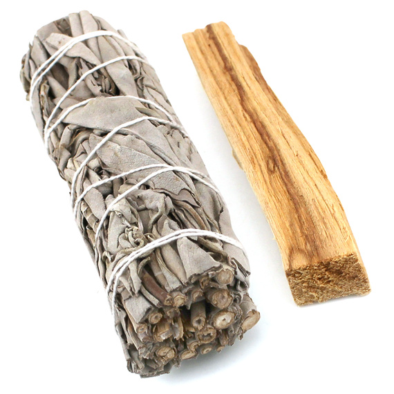 Zestaw Szałwia Biała + Palo Santo - naturalne kadzidło