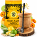 Zestaw Yerba Mate Green Lemon 400 g Matero Nandubay Bombilla Czarna 15,5 cm