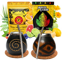 Zestaw Dla Dwojga Yerba Mate Premium Monte Verde Citrus Bomb 2x500g Tykwy