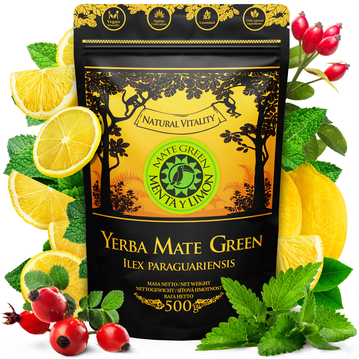 Yerba Mate Green MENTA LIMON Super Orzeźwienie, 0 kg