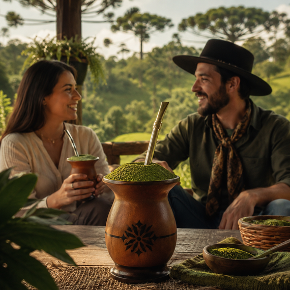  Yerba Mate Yacuy Erva Mate Verde Chimarrao Nativa Moida Grossa