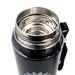 Termos 8.0 czarny - z dużym sitkiem, termometrem i wyświetlaczem LED do yerba mate, kawy, herbaty 800ml 