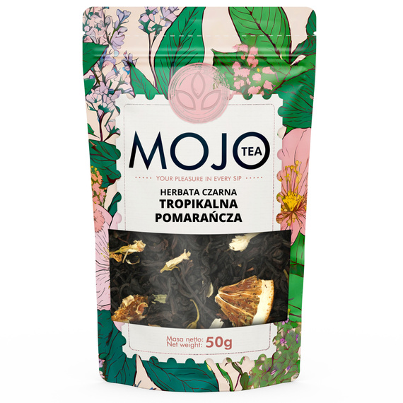 Herbata Czarna Mojo Tea Tropikalna Pomarańcza 