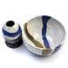 Ceramiczny zestaw do przygotowania herbaty Matcha - Miseczka i Podstawka pod Chasen "Śnieżny Szlak"