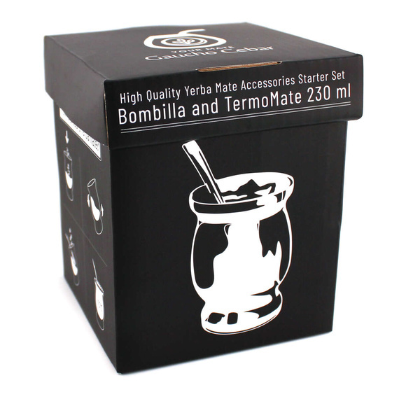 Oryginalny Zestaw do yerba mate od Gaucho Cebar Yerbomos Termomate Bombilla