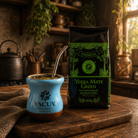 Zestaw Yerba mate Yacuy Cuia De Madeira Imbuia 200-220 ml z yerbą z piołunem