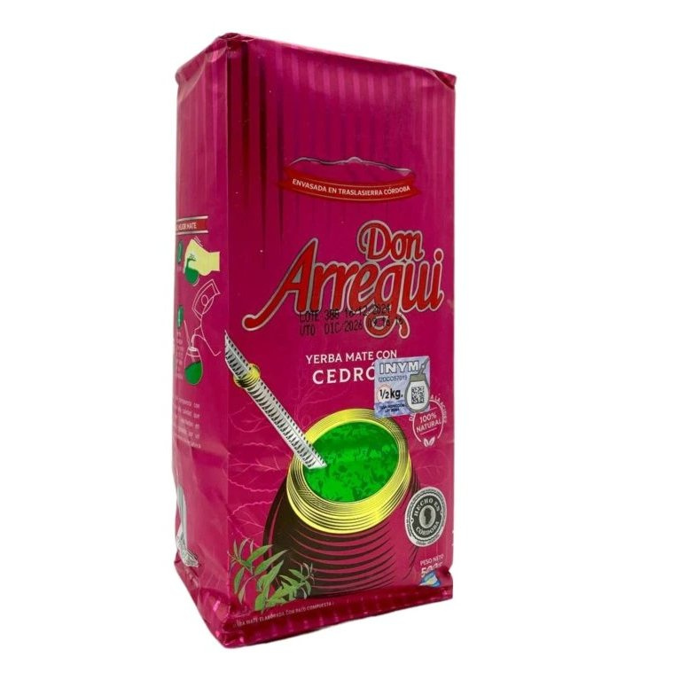 Yerba Mate Don Arregui con Cedron 500g, 0.5 kg