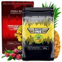 Yerba Mate Mateine ANANASOWA Owoce 500g + PUSZKA
