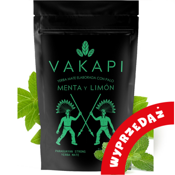 WYPRZEDAŻ Yerba Mate Vakapi Menta Limon 500g - lekko uszkodzone oapkowanie