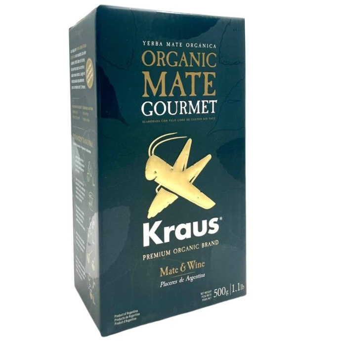 Yerba Mate Kraus Organic Gourmet 500 g Premium, 0.5 kg