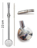 Bombilla PREMIUM INOX Bomba 25 cm Garibaldi Bombas Para Mate + SZCZOTECZKA