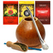 Zestaw Powiększony Yerba Mate 3x50g Duża Naturalna Tykwa Bombilla Nabierka