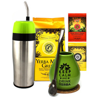 Zestaw Yerba Mate 500g Lemon Guarana + Yerbomos