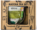 Zestaw Matcha Tea Set z ceramicznymi akcesoriami handmade w pudełku na prezent