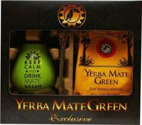 Zestaw Yerba Mate Green Energy w pudełku bombilla