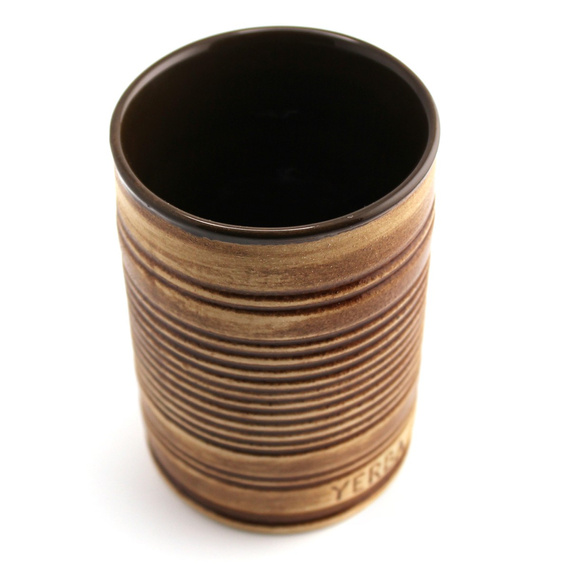 Matero ceramiczne do yerba mate Guampa Miodowa ~300ml