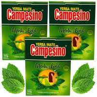 Yerba Mate CAMPESINO MENTA y BOLDO MOCNA 3x 0,5 kg