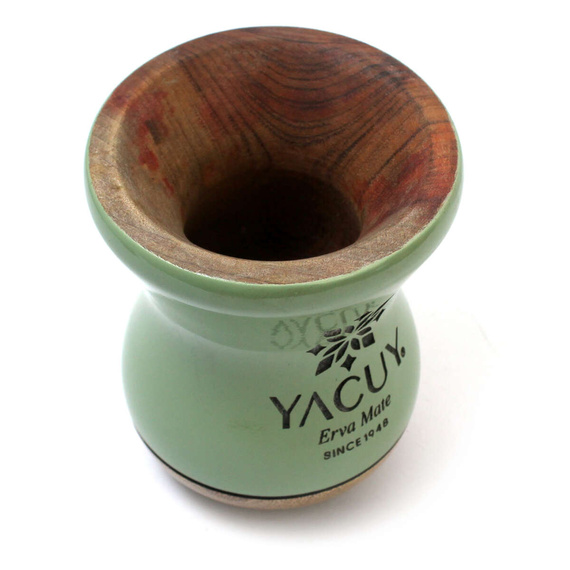 Zestaw Yerba Mate Green Menta Limon 500g + Cuia Imbuia Yacuy