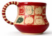 Ceramiczny kubek ręcznie robiony "Rajskie jabłuszko" 450ml