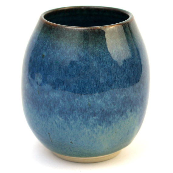 Matero ceramiczne toczone na kole "Miętówka" 300- 400 ml