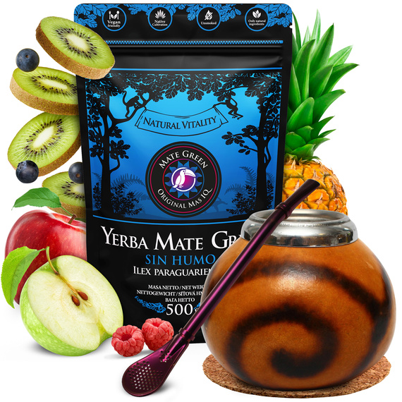 Yerba Mate Green Sin Humo Mas Inteligente IQ 500g