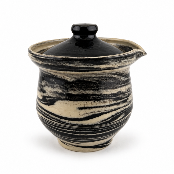 Ceramiczny Czajniczek Zebra 280 ml 